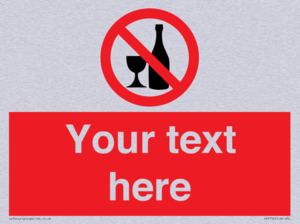 Custom prohibition no alcohol